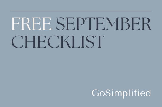 Free September Checklist: Primary Bedroom, Closet and Jewelry