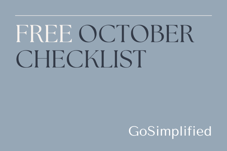 Free October Checklist: Entrance Ways, Mudroom and Coat Closets
