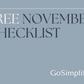 Free November Checklist: Laundry Room and Holiday Decorations